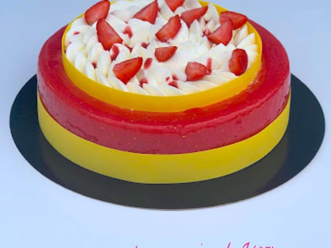 Entremets glacé fraicheur acidulée