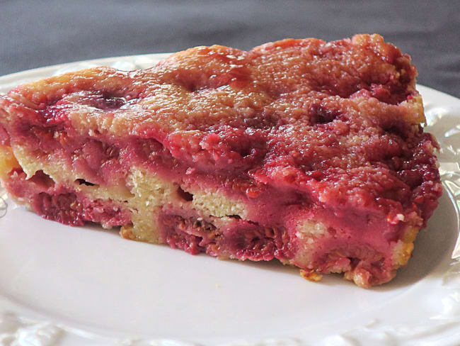 Gâteau aux framboises