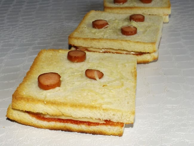 Croque-monsieur aux knacki