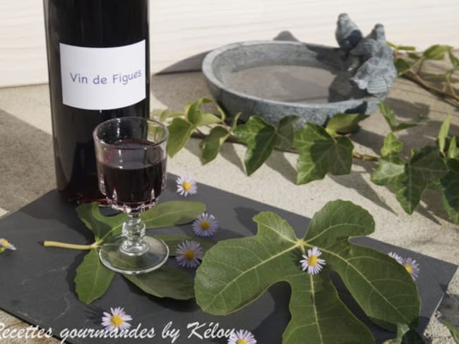 Vin apéritif à base de figues