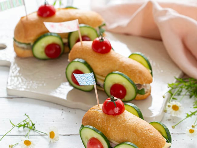 Voiture sandwich : en cuisine avec les enfants pour un peu de "food art" !