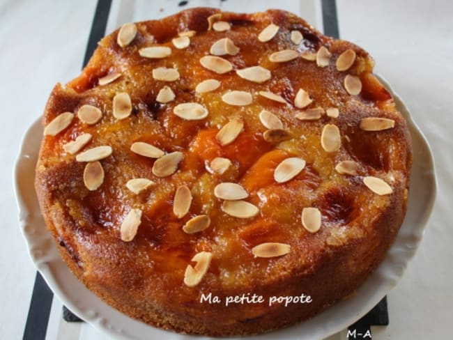 Gâteau moelleux aux abricots