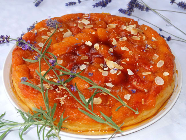 TATIN ABRICOTS LAVANDE ET AMANDES 