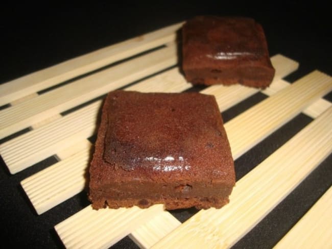 Brownie chocolat à la compote de pommes