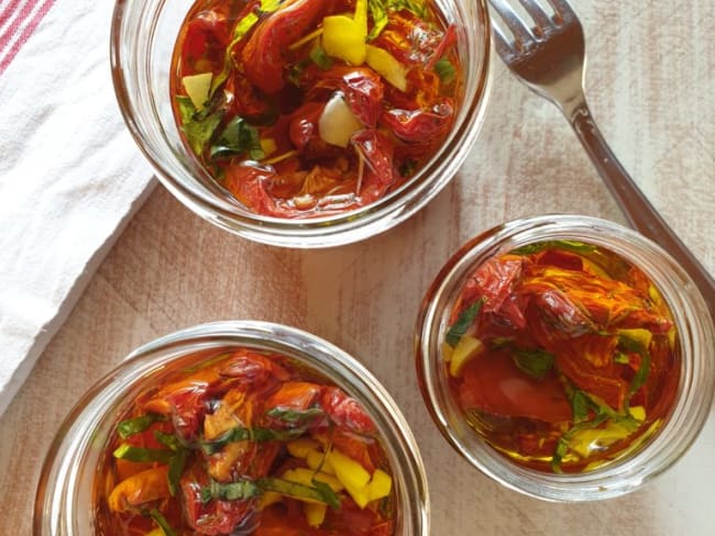 Tomates séchées à l’huile d’olive