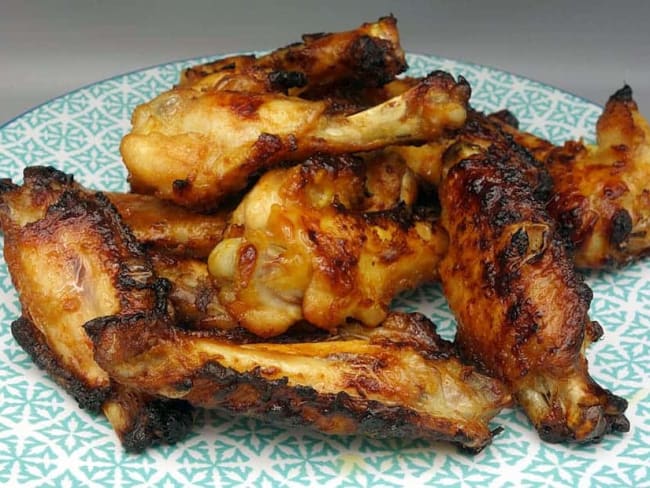 Ailerons de poulet grillés aux épices très faciles à préparer