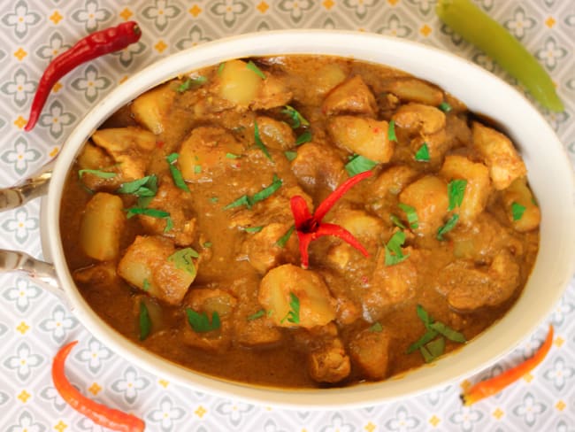 Poulet au curry indonésien