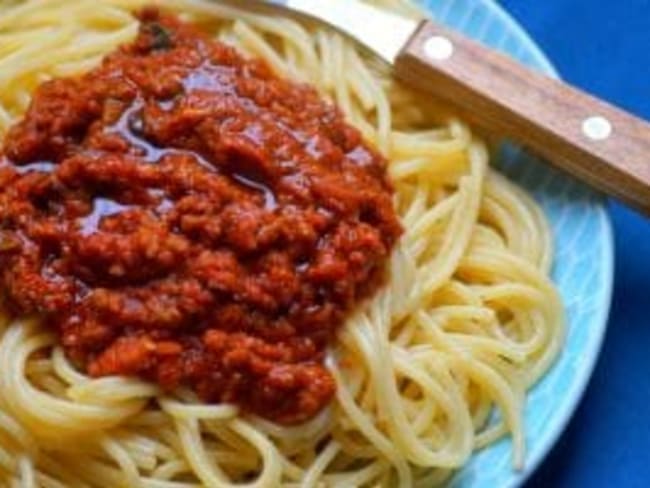 Spaghetti à la sauce Bolognaise rapide