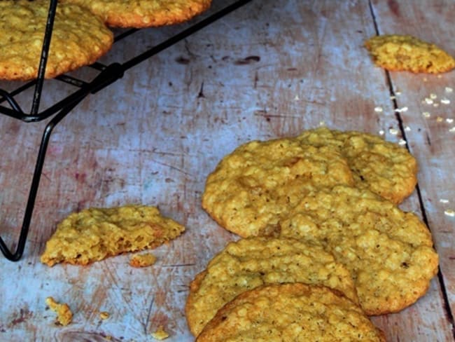 Cookies flocons d'avoine et raisins blonds