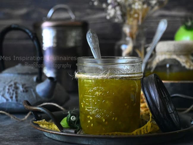 Confiture de tomates vertes maison