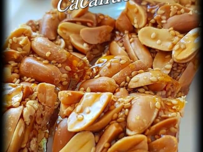 Nougat dur chinois aux cacahuètes