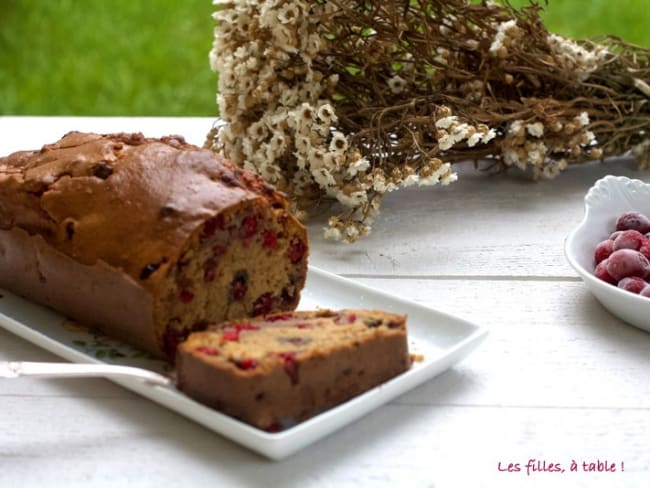 Cake noix de coco cranberries