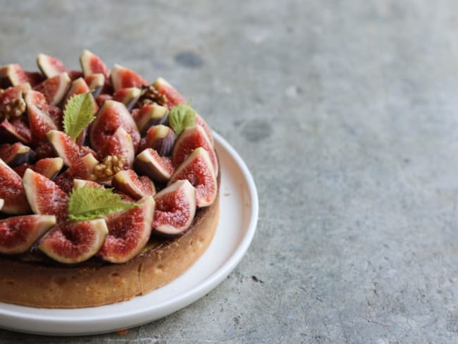 La tarte aux figues du chef pâtissier Yann Couvreur