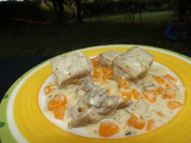 Blanquette de veau aux carottes à ma façon