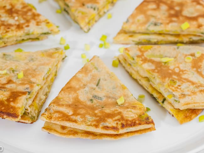 Galettes coréennes aux légumes