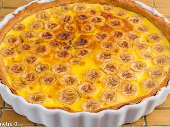 Tarte à la banane à la congolaise