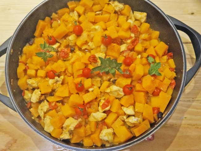 Tajine de Poulet et Butternut