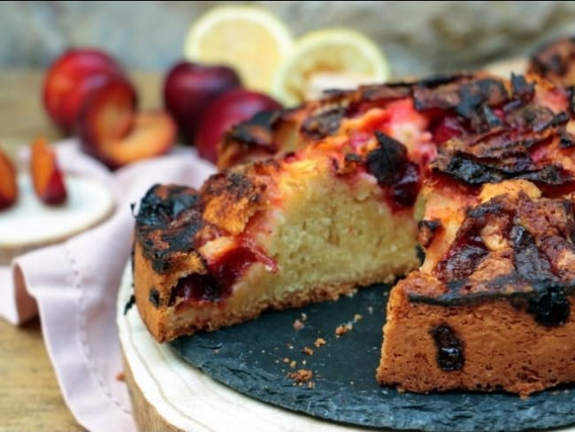 Torte aux prunes du New York Times