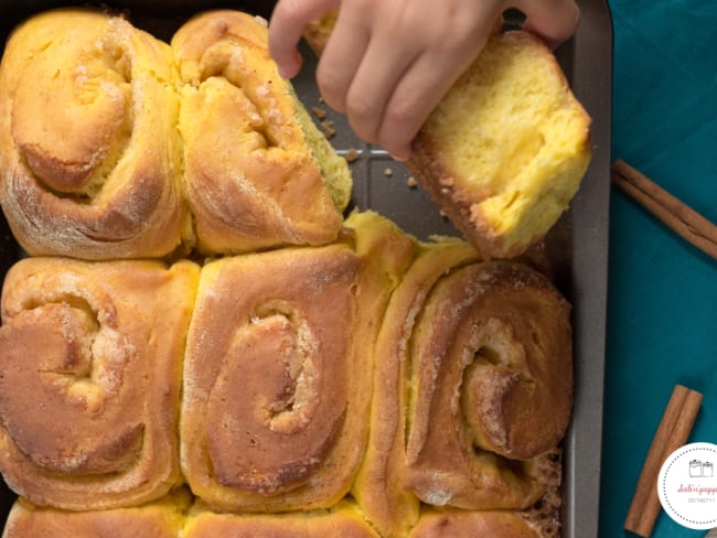 Brioche au potiron et à la cannelle