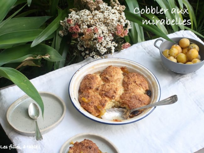 Cobbler aux mirabelles