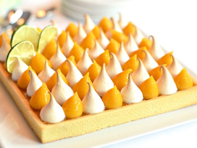 La Tarte Meringuée Mangue Citron Vert