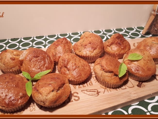 Muffins à la pancetta et chèvre frais