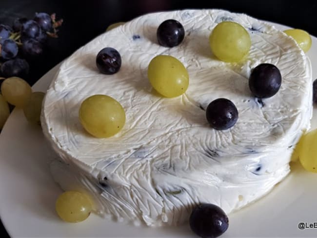Cheese cake yaourt et ricotta et 2 raisins 