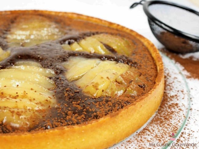 Tarte Poire Chocolat