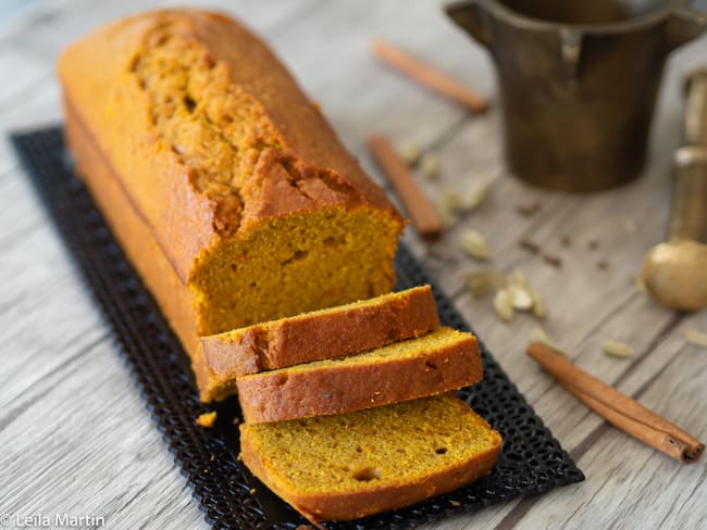 Gâteau au potimarron et aux épices pour halloween