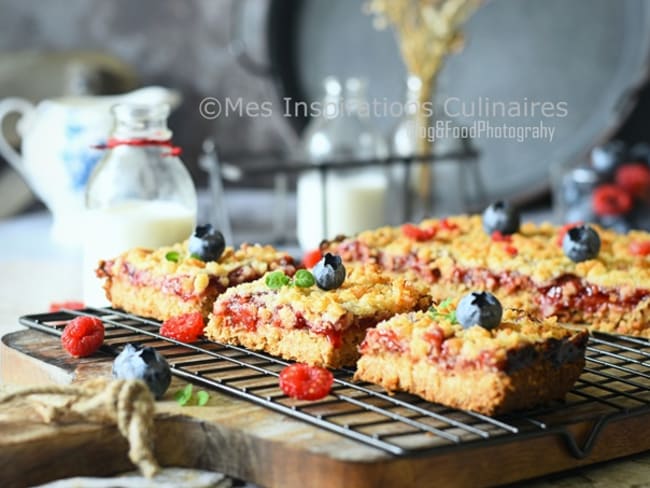 Crumble aux framboises