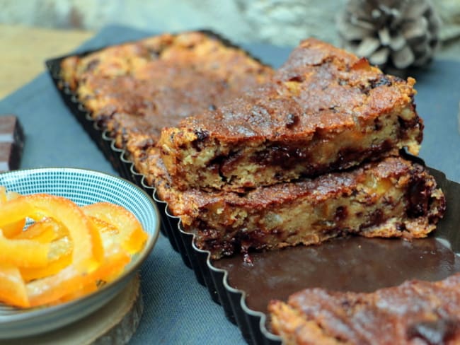 Moelleux à l'orange confite et chocolat noir de Laurent Mariotte - sans gluten