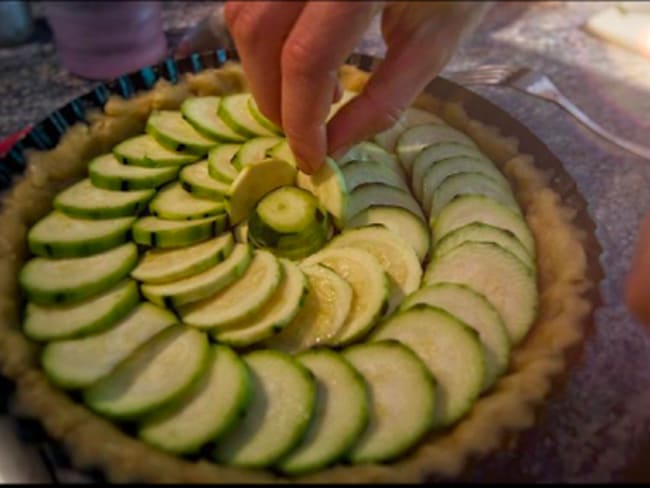 Tarte à la Courgette et au Fromage de Chèvre