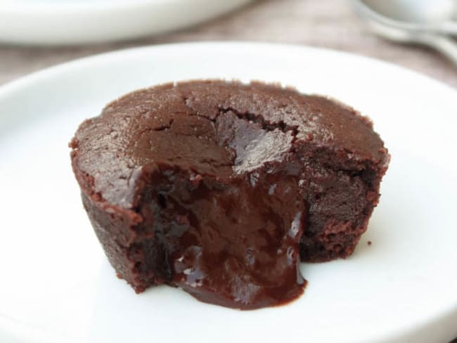 Fondant au chocolat au coeur coulant