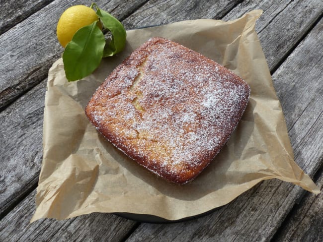 Gâteau fondant au citron