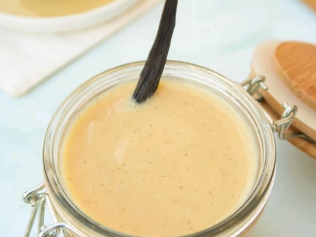 Crème anglaise sans oeufs