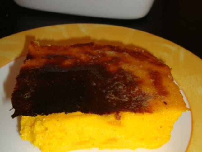 Flan de courge sucré