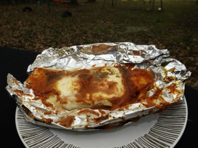 Papillotes de poulet pizzaïolo