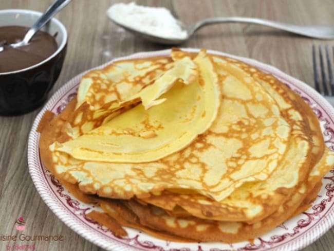 Crêpes faciles pour un goûter rapide