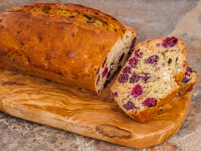 Gâteau du matin aux mûres et à la noix de coco