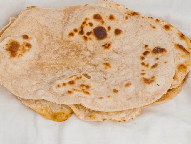 Chapati : un pain plat africain qui se prépare sans four