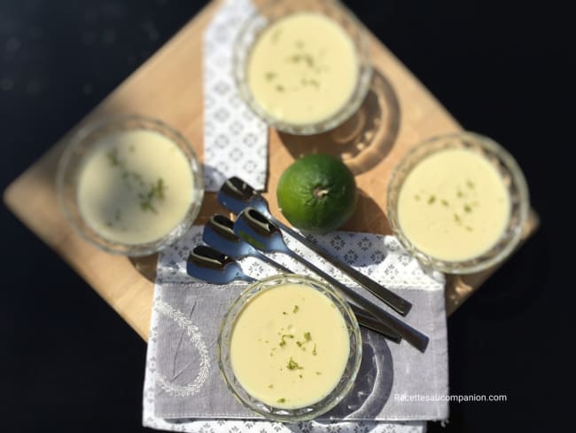 Crème dessert au limoncello