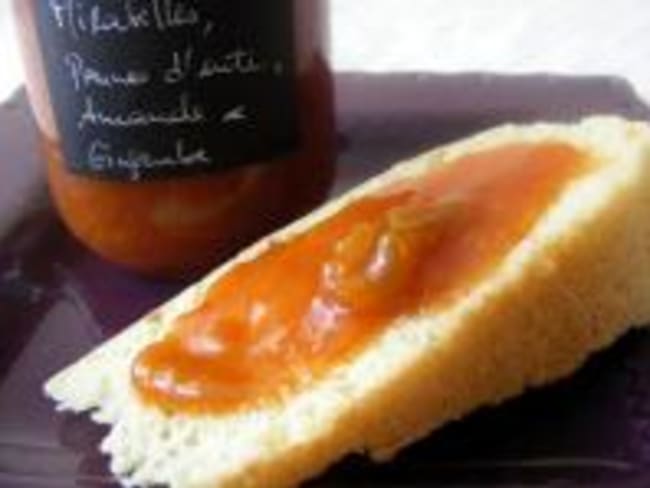 Confiture de Prunes d'Ente et Mirabelles Parfumée au Gingembre et à l'Amande