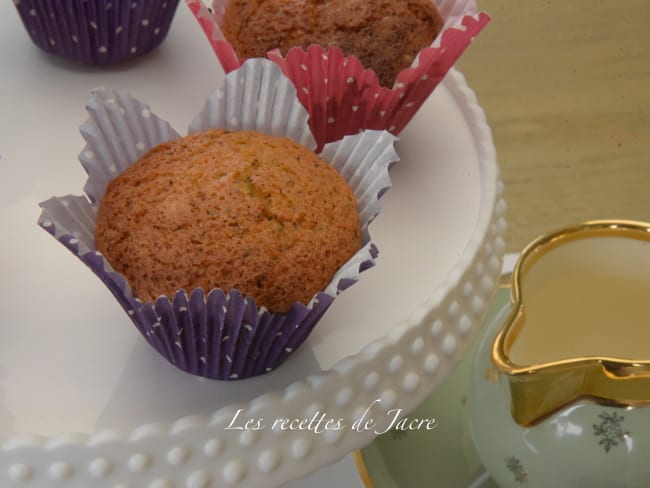 Muffins citron et graines de pavot