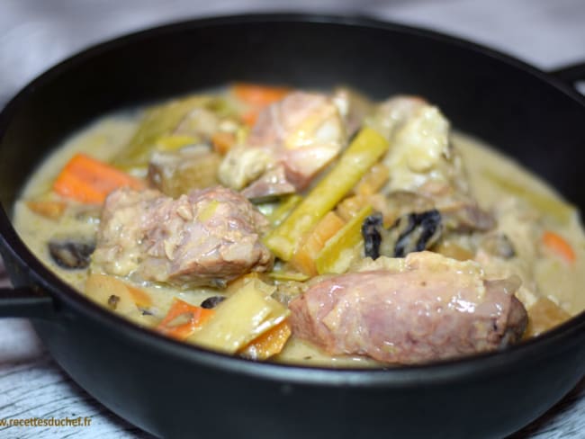 Blanquette de veau à la bière blanche