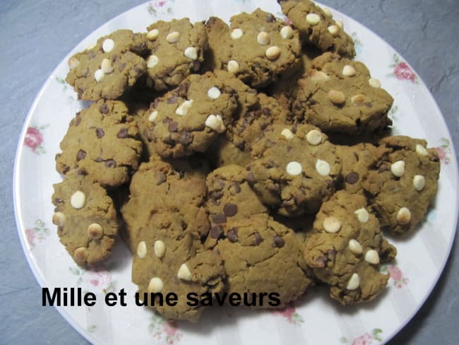 Cookies au potimarron et pépites de chocolat