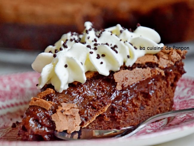 Gâteau fondant mortel au chocolat et ses 8 oeufs