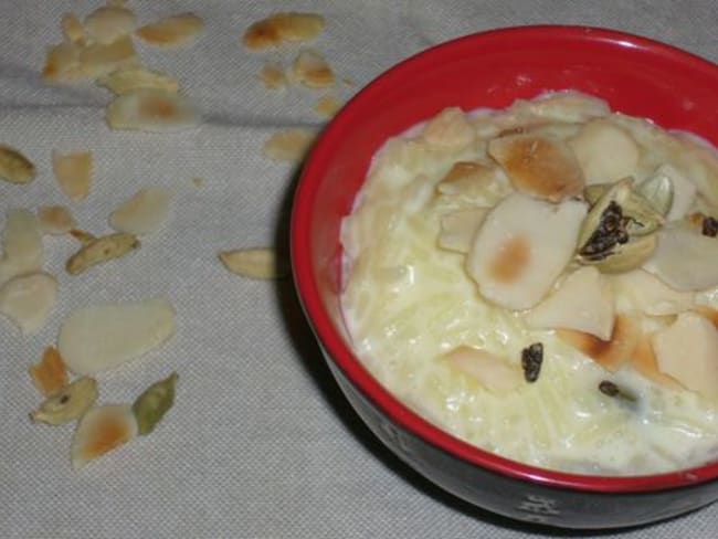 Le Kheer : riz au lait indien à la cardamome 