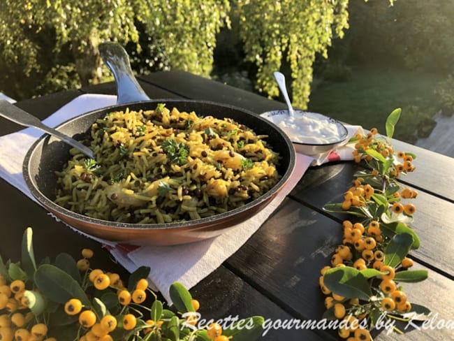 Poêlée de riz et lentilles aux épices une recette d'origine libanaise