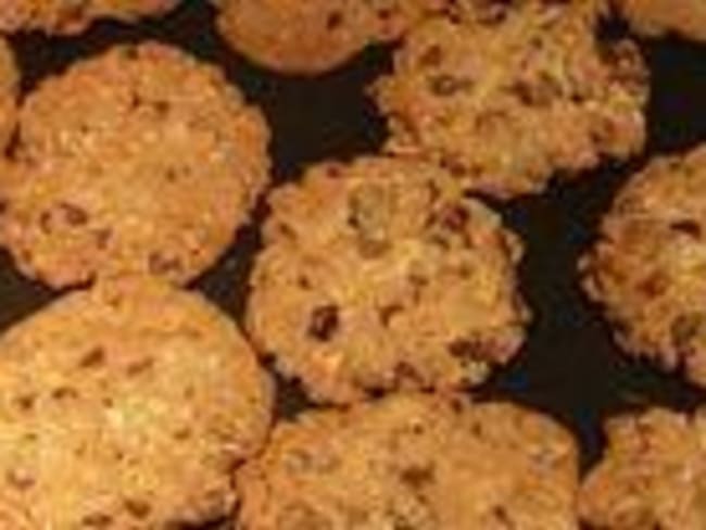 Cookies aux Amandes et Chocolat