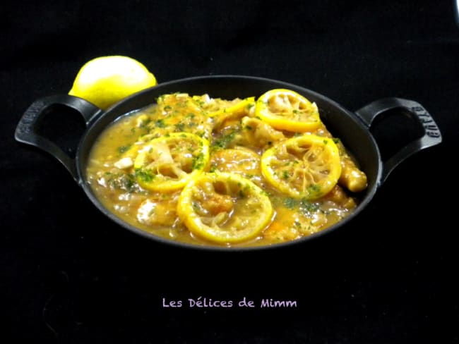 Aiguillettes de poulet au citron